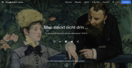 Man steckt nicht drin ... Die etwas andere Bildbetrachtung von Manets Wintergarten