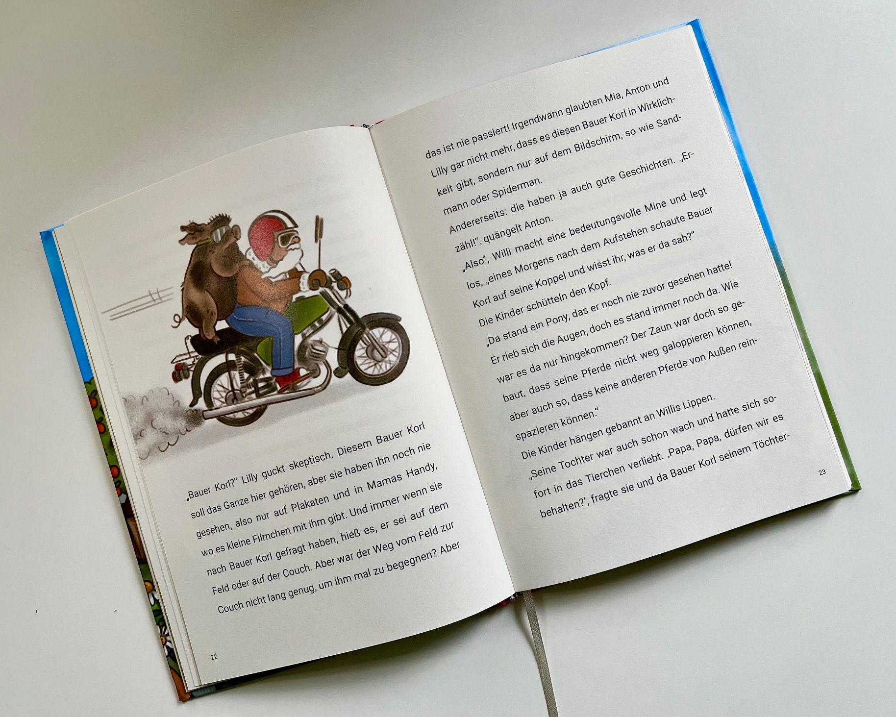 Blick ins Kinderbuch Sommer in Golchen von Cornelia Jeske